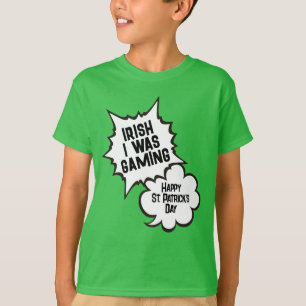 Funny St Patricks Day T-Shirts GAMEBOY