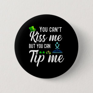 Funny St Patricks Day Tee Mage Therapist Men Women 6 Cm Round Badge