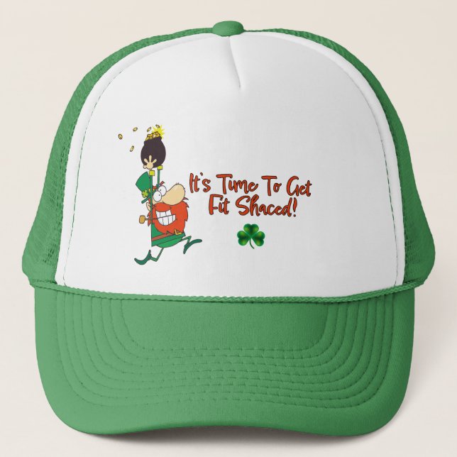 Funny St. Patrick's Day  Trucker Hat (Front)