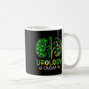 Funny St Patricks Day Urology Crew Shamrock Nurse Coffee Mug