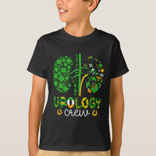 Funny St Patricks Day Urology Crew Shamrock Nurse T-Shirt