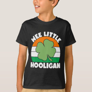 Funny St Patrick's Day Wee Little Hooligan Teen Bo T-Shirt