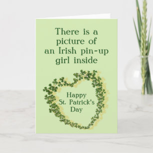 Funny St Saint Patrick's Day Holiday Card