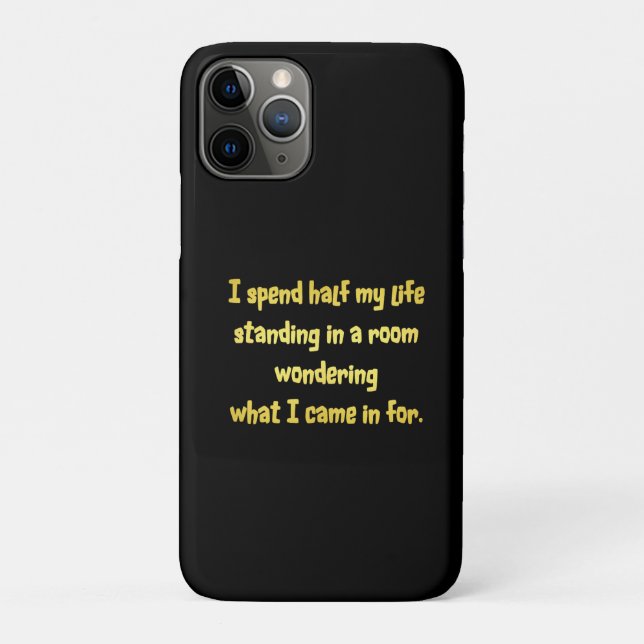Funny Standing in a Room Joke Case-Mate iPhone Case (Back)