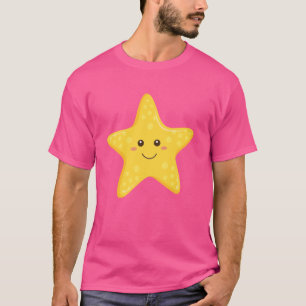 Funny Starfish Happy Star for Children Toddlers T-Shirt