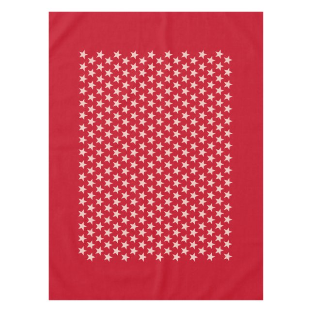 Funny Stars Pattern transparent + your background Tablecloth (Front)
