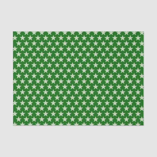 Funny Stars Pattern transparent + your background Tissue Paper (Front)