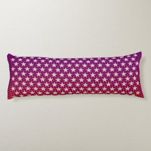 Funny Stars Pattern transparent + your idea Body Cushion