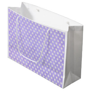 Funny Stars Pattern transparent + your idea Large Gift Bag