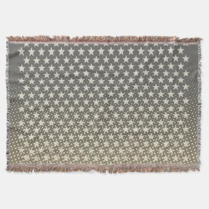 Funny Stars Pattern transparent + your idea Throw Blanket
