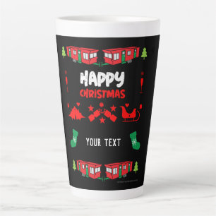 Funny Static Caravan Mobile Home Gifts Latte Mug