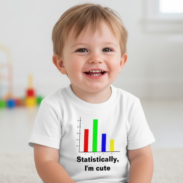 Funny Statistics Baby T-Shirt (Creator Uploaded)