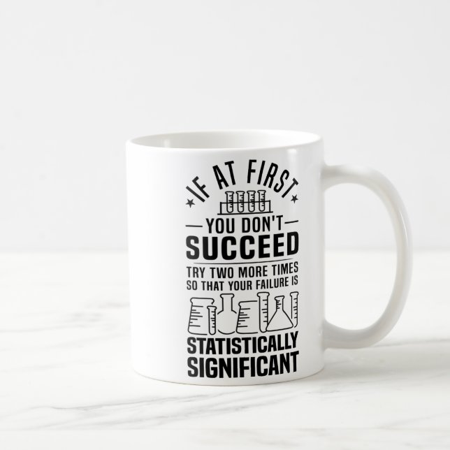 Funny Statistics Science Pun Gift For Men Women Ch Coffee Mug (Right)