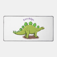Funny stegosaurus dinosaur cartoon