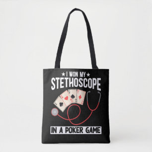 Funny Stethoscope Joke Nurse Doctor Hospital Humou Tote Bag
