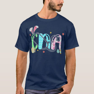 Funny Stethoscope Love CNA Life Nurse Bunny Easter T-Shirt