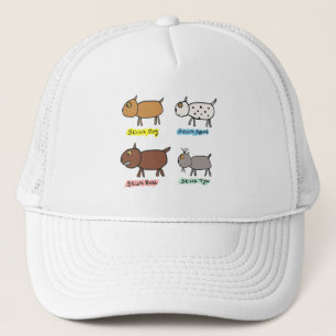 Funny Stick Dogs Trucker Hat