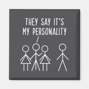 Funny Stick Figure Adult Humor It's My Ity Sarcast Magnet