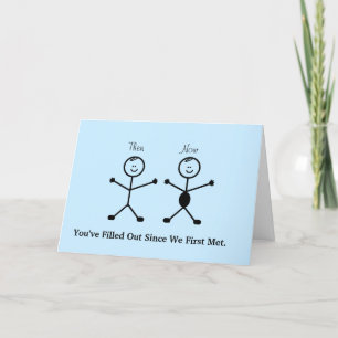 Funny Stick Man Valentine's Day Card