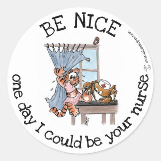 Funny sticker for nurse week