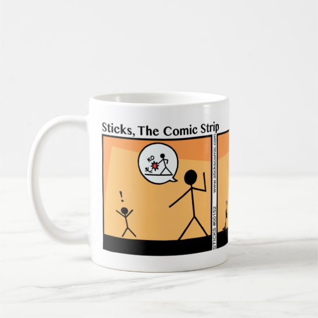 Funny Stickman Bully Mug (Left)