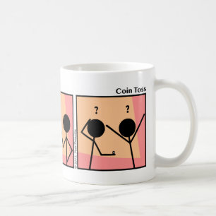 Funny Stickman Coin Toss Mug