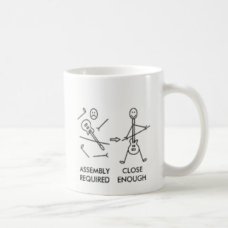 Funny Stickman Guitar Assembly Coffee Mug
