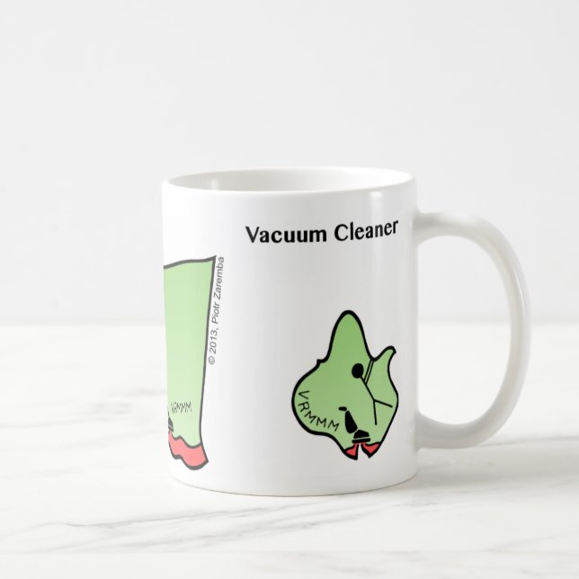 Funny Stickman Vacuum Cleaner Mug (Right)