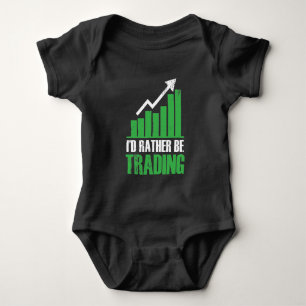 Funny Stock Market Trading Day Trader Investor Baby Bodysuit
