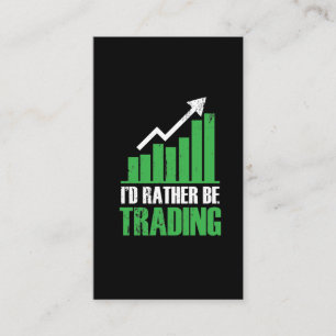 Funny Stock Market Trading Day Trader Investor Business Card