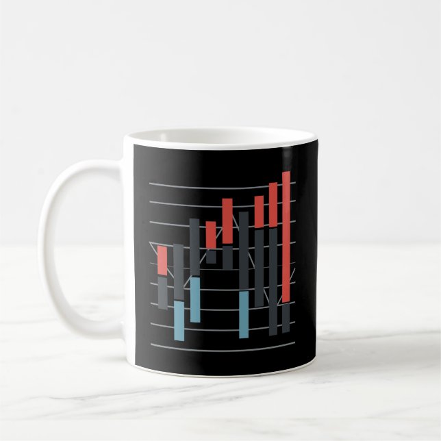 Funny Stock Market Trading Financial Advisor Gift Coffee Mug (Left)