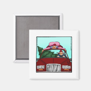 Funny Stocking Stuffer Christmas Humour Magnet