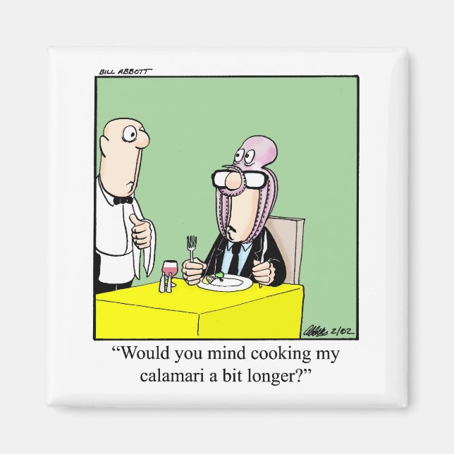 Funny Stocking Stuffer Foodie Humour Magnet (Front)