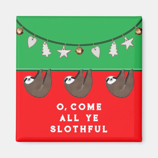 Funny Stocking Stuffer Magnet (Front)