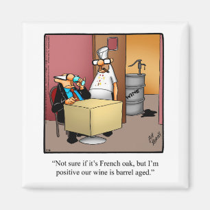 Funny Stocking Stuffer Wine Humour Magnet