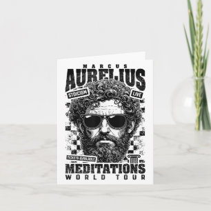Funny Stoic Philosophy Marcus Aurelius Meditations Card