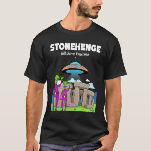 Funny Stonehenge England Souvenir - Aliens & Flyin T-Shirt