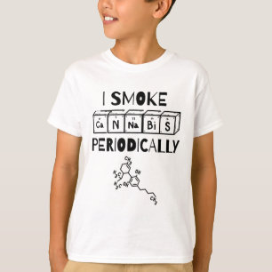 Funny Stoner Day Periodic Table Science Thc T-Shirt