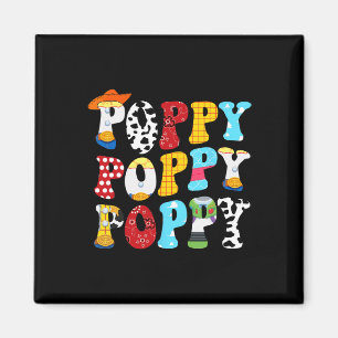 Funny Story Poppy Toy Boy Story Dad Fathers Day Te Magnet