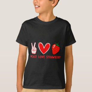 Funny Strawberry Art For Men Women Fruit Strawberr T-Shirt