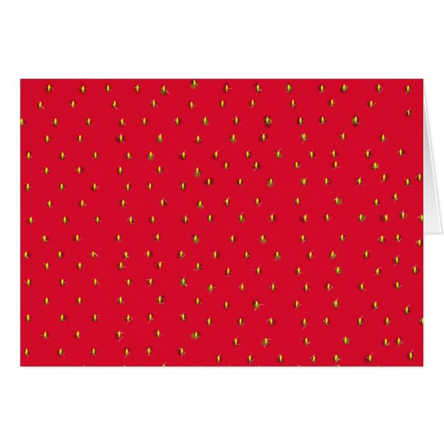 Funny strawberry background red (Front Horizontal)