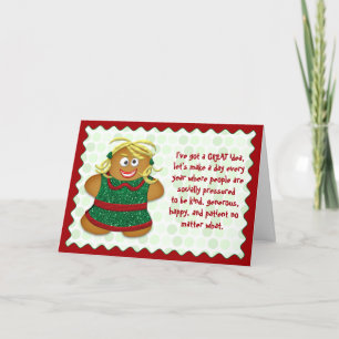 Funny Stress Free Christmas Greeting Card