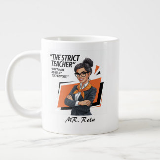 Funny Strict Teacher – Bold & Fun Large Coffee Mug