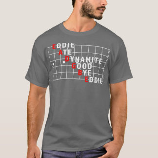 Funny String Name Eddie Ate Dynamite Good Bye Eddi T-Shirt