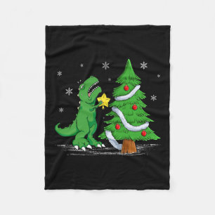 Funny Struggle Is Real Dinosaur T-rex Dino Christm Fleece Blanket