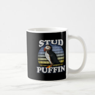 Funny Stud Muffin Vintage Retro Style Stud Puffin  Coffee Mug
