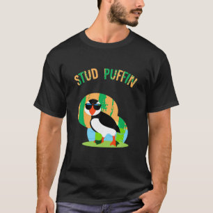 FUNNY STUD PUFFIN Cute Zoo Animal Sea Bird Gift T T-Shirt