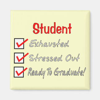 Funny Student Gifts "Ready To Graduate!" Magnet
