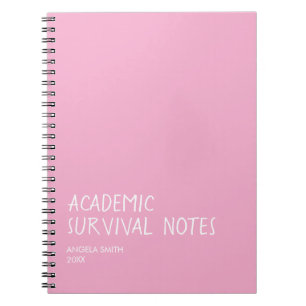 Funny Student Notebook, Study Humour Journal, Back Notebook