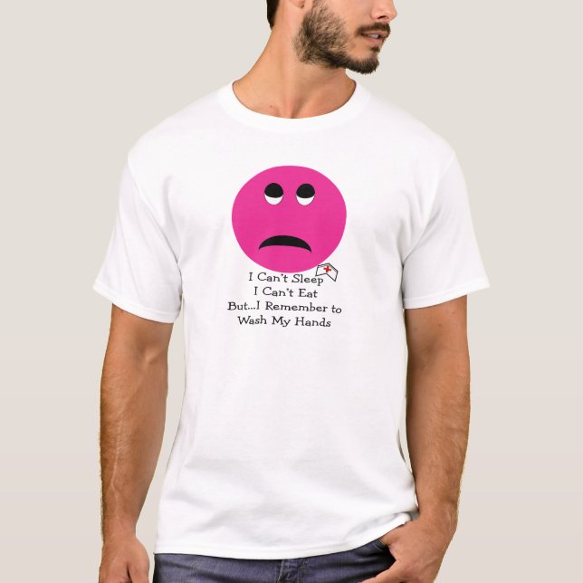 Funny Student Nurse Face Gifts T-Shirt (Front)